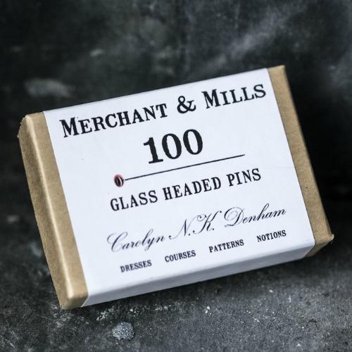 Merchant & Mills Glass Headed Pins