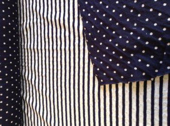 Double Sided Jersey Knit - Navy & Grey