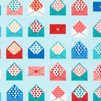 Sealed with a Kiss - Envelopes Aqua