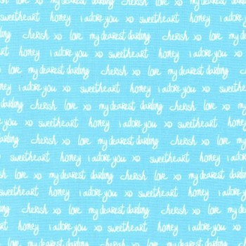 Sealed with a Kiss - Love Letters Aqua