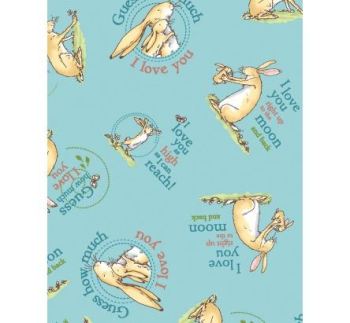 Guess How Much I Love You - Blue Flannel