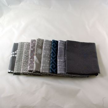 Grey Grab Bag Fat Quarter Bundle