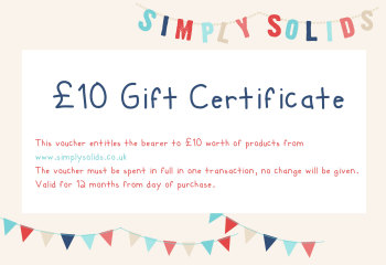 £10 Simply Solids Gift Voucher