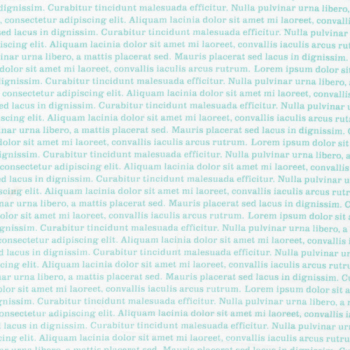 Typography - Loreum Ipsum Turquoise