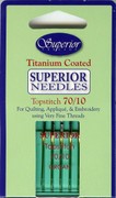 Superior Titanium Machine Needles - Size 70/10