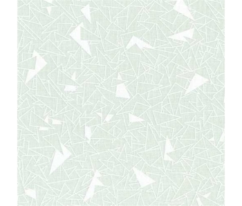Sew Simple Geometric Triangles - White on White