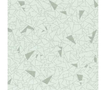 Sew Simple Geometric Triangles - Grey on White