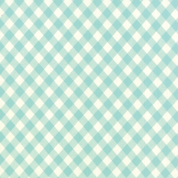 Vintage Picnic - Aqua Check 108