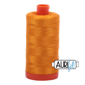 Aurifil Mako 50wt #2145 Yellow Orange