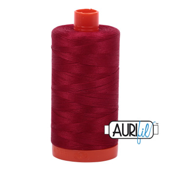 Aurifil Mako 50wt #2260 Red Wine