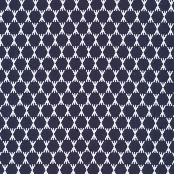 Foxglove - Stem Dot Navy