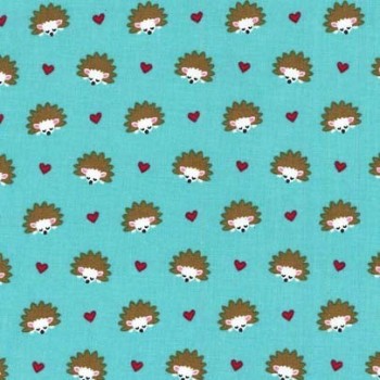 Fox Woods - Hedgehog Heaven Turquoise