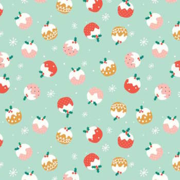 Festive Friends - Christmas Puddings in Mint