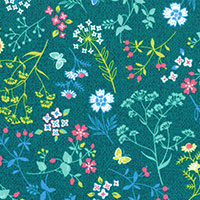 L's Modern Garden Multi Flower in Jade