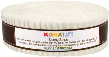Kona Cotton Skinny Strips Snow