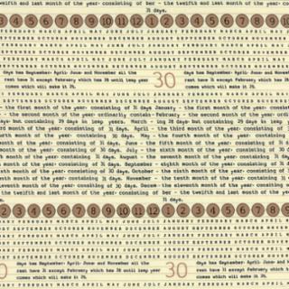 Moda's Elementary by Sweetwater Novelty Calendar in Kraft