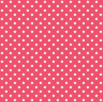 Makower Little Monsters Collection: Stars in Pink