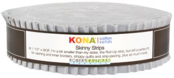 Kona Cotton Skinny Strips Ash